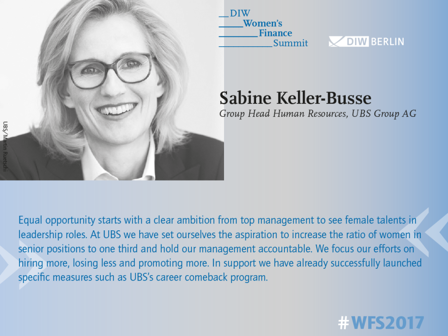 Statement Women's Finance Summit 2017