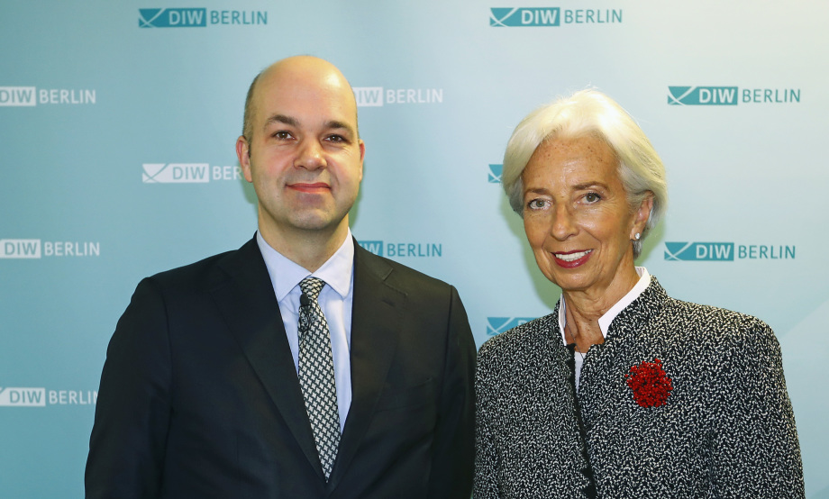 Das DIW Berlin begrüßte am 26. März 2018 die Direktorin des Internationalen Währungsfonds Christine Lagarde zur 4. Europe Lecture