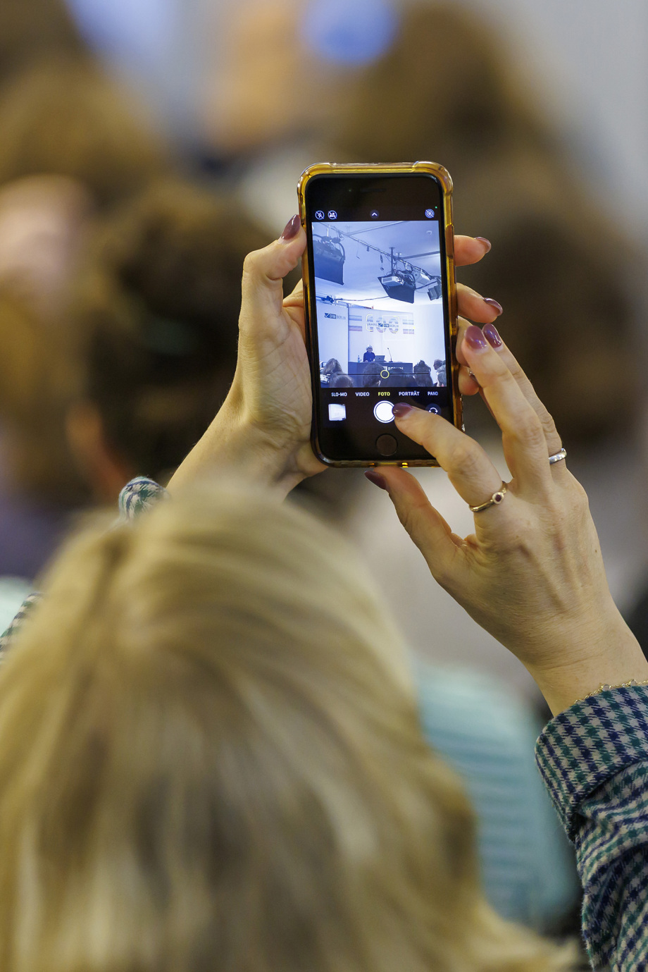 Schnappschuss mit dem Mobiltelefon