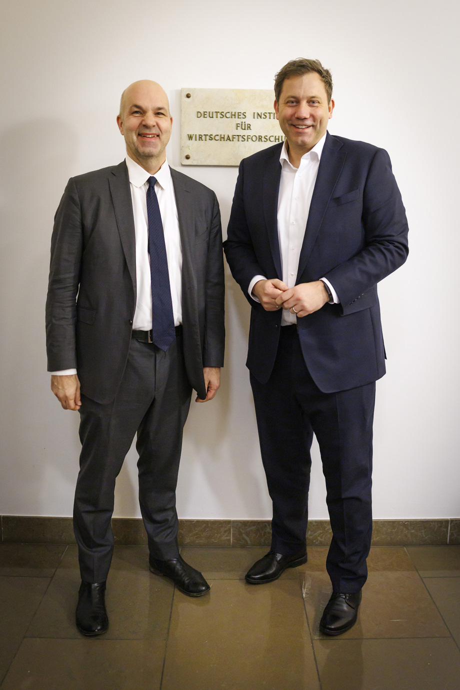 Ankunft des Ministers