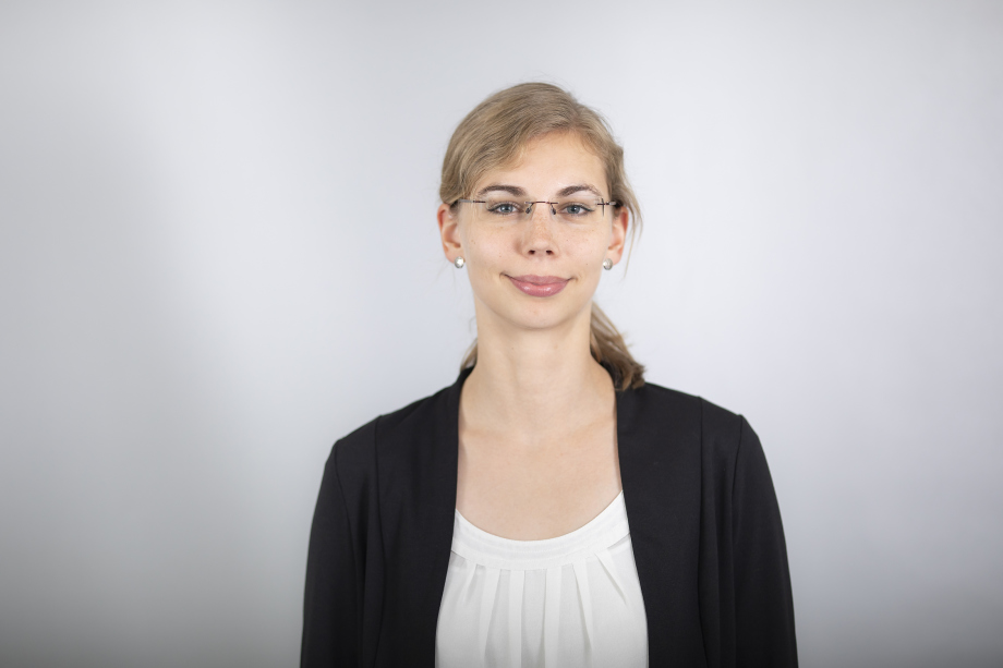 Auf dem Bild ist Annika Schnücker, ehemaliges Mitglied des Graduate Center zu sehen. 