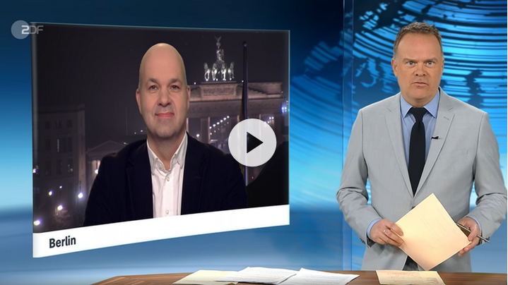 DIW-Chef Marcel Fratzscher zur Wirtschaftsentwicklung beim zdf heute journal am 26. Januar 2023.