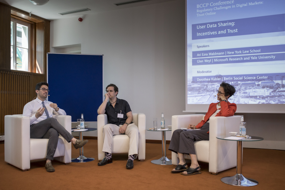 Session 1 with Ari Ezra Waldman, Glen Weyl, and Dorothea Kübler