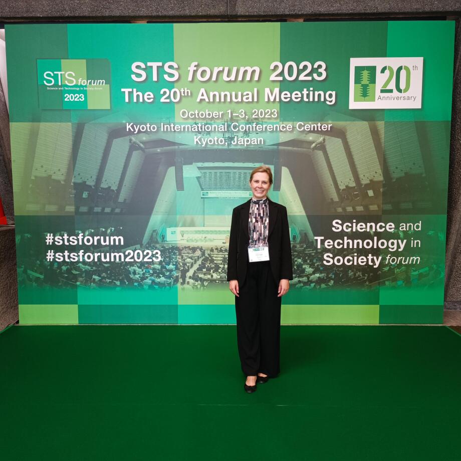 Theresa Entringer at the STS forum 2023.; Theresa Entringer beim STS forum 2023.