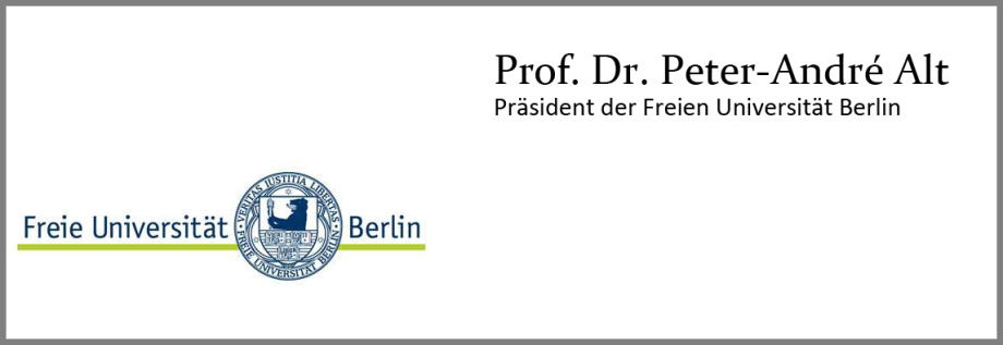 „Die Freie Universität Berlin und das Deutsche Institut für Wirtschaftsforschung pflegen seit langer Zeit eine vertrauensvolle und partnerschaftliche Kooperation. Zahlreiche Wissenschaftlerinnen und Wissenschaftler haben beide Institutionen durch Forschung und Lehre eng miteinander verbunden. Bis vor wenigen Jahren war auch die direkte Nachbarschaft in Dahlem — die kurzen Wege im Berliner Südwesten — prägend für die bis heute andauernde hervorragende fachliche Vernetzung in Wissenschaft und Forschung. Hiermit möchte ich dem DIW persönlich und im Namen der Freien Universität Berlin die besten Glückwünsche zum 90-jährigen Bestehen übermitteln. Allen Mitarbeiterinnen und Mitarbeitern des Instituts wünsche ich für die Zukunft weiterhin viel Erfolg.“