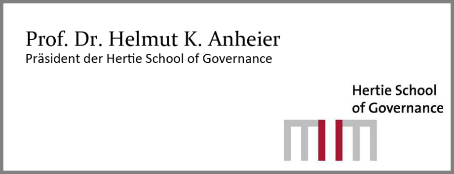 „Wir freuen uns über die enge Partnerschaft zwischen unseren beiden Häusern, die wir seit 2008 aufgebaut haben. DIW-Wissenschaftler lehren an der Hertie School of Governance, Hertie-School-Wissenschaftler forschen am DIW in gemeinsamen Projekten. Mit gemeinsamen Veranstaltungen geben wir der akademischen und wirtschaftspolitischen Debatte immer wieder Impulse. Mit dem DIW Berlin wissen wir eines der leistungsstärksten deutschen Wirtschaftsforschungsinstitute an unserer Seite – und zwar buchstäblich: Die nachbarschaftliche Nähe an Friedrich- und Mohrenstraße hat sich als äußerst produktiv und inspirierend erwiesen. Dafür danken wir Marcel Fratzscher und seinem Team sehr herzlich. 90 Jahre Tradition und Erfahrung mögen ein gutes Fundament für eine dynamische Zukunft sein.“