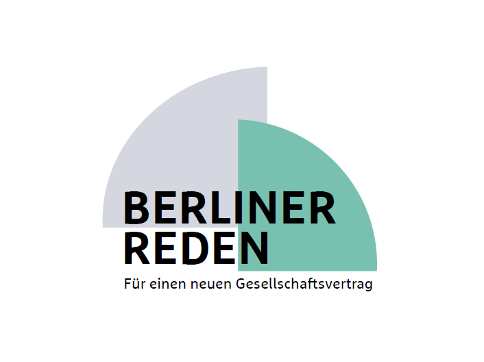 Keyvisual der Vortragsreihe "Berliner Reden - Für einen neuen Gesellschaftsvertrag"