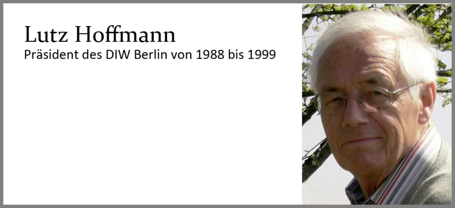 „Als Präsident des DIW konnte ich über zehn Jahre die Geschicke des DIW mitgestalten. In diese Zeit fiel mit der Wiedervereinigung das wichtigste Ereignis der deutschen Nachkriegsgeschichte seit der Gründung der Europäischen Gemeinschaften. Die Reaktion des DIW auf diese Herausforderung war eine erhebliche Intensivierung der Erstellung von Analysen zur Gestaltung des komplexen Anpassungsprozesses zwischen Ost und West. Parallel dazu lief mit dem Sozio-oekonomischen Panel (SOEP) ein Langzeitprojekt von forschungspolitisch wichtiger Bedeutung, dass durch die Erstellung, Erweiterung und Bereitstellung sozioökonomischer Mikrodatensätze der Forschung im und außerhalb des DIW ganz neue Perspektiven eröffnet. Dem DIW wünsche ich zu seinem 90. Geburtstag, dass es weiterhin kreative und wirtschaftspolitisch relevante Forschung betreibe und Standfestigkeit im wirtschaftspolitischen Dialog aufweise.“