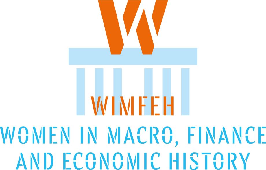 Auf dem Bild ist das Logo des Projektes: Workshop for Women in Macroeconomics, Finance and Economic History zu sehen.