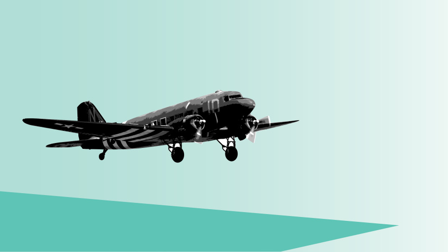 Ein "Rosinenbomber", aufgenommen am 20. Juni 2019 auf dem Flugplatz in Tannheim. ; dekorativ