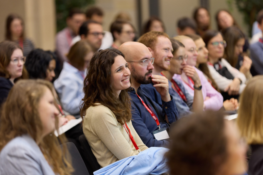 Audience of SOEP Conference 2024 during welcome address.