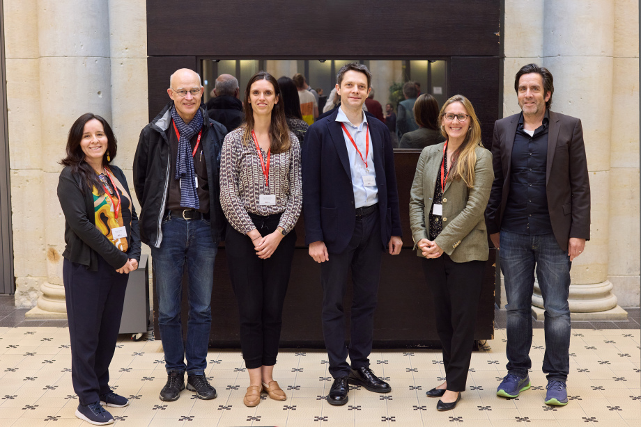 Participating members of the Scientific Committee at this year's conference (from left: Adriana Cardozo, Markus M. Grabka, Charlotte Bartels, Luca Stella, Cortnie Shupe, Carsten Schröder).; Von links: Adriana Cardozo, Markus M. Grabka, Charlotte Bartels, Luca Stella, Cortnie Shupe, Carsten Schröder