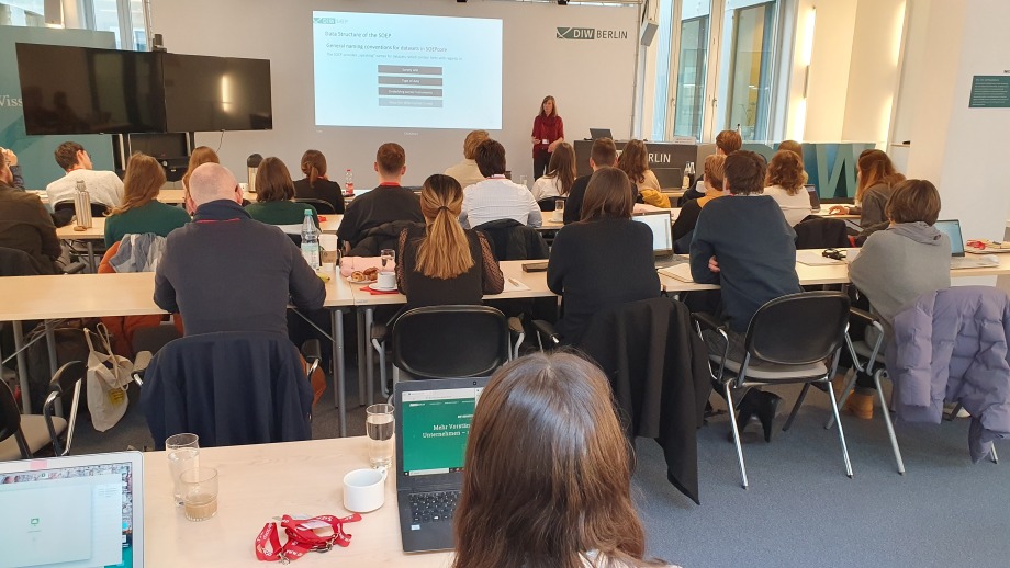 Sandra Bohmann auf dem SOEPcampus@DIW Berlin vom 8. bis 9. Februar 2024; 
