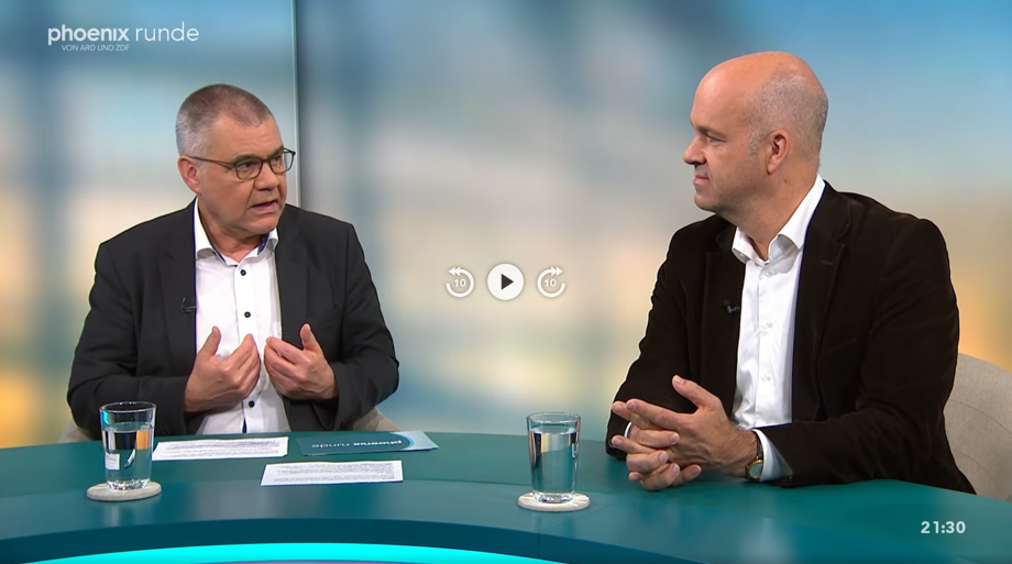 Auf dem Bild ist DIW-Präsident Marcel Fratzscher als Talk-Gast in der Sendung Phoenix Runde am 20.06.2024 zu sehen. 