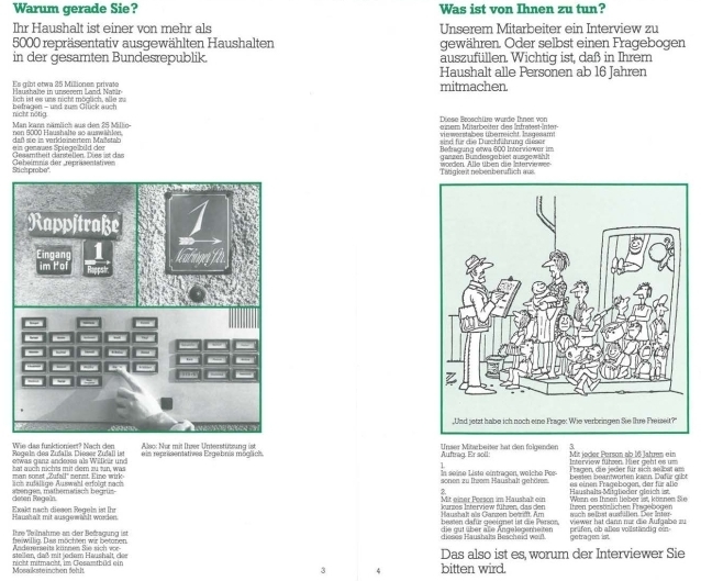 Auszug aus der SOEP Befragten-Broschüre 1984
